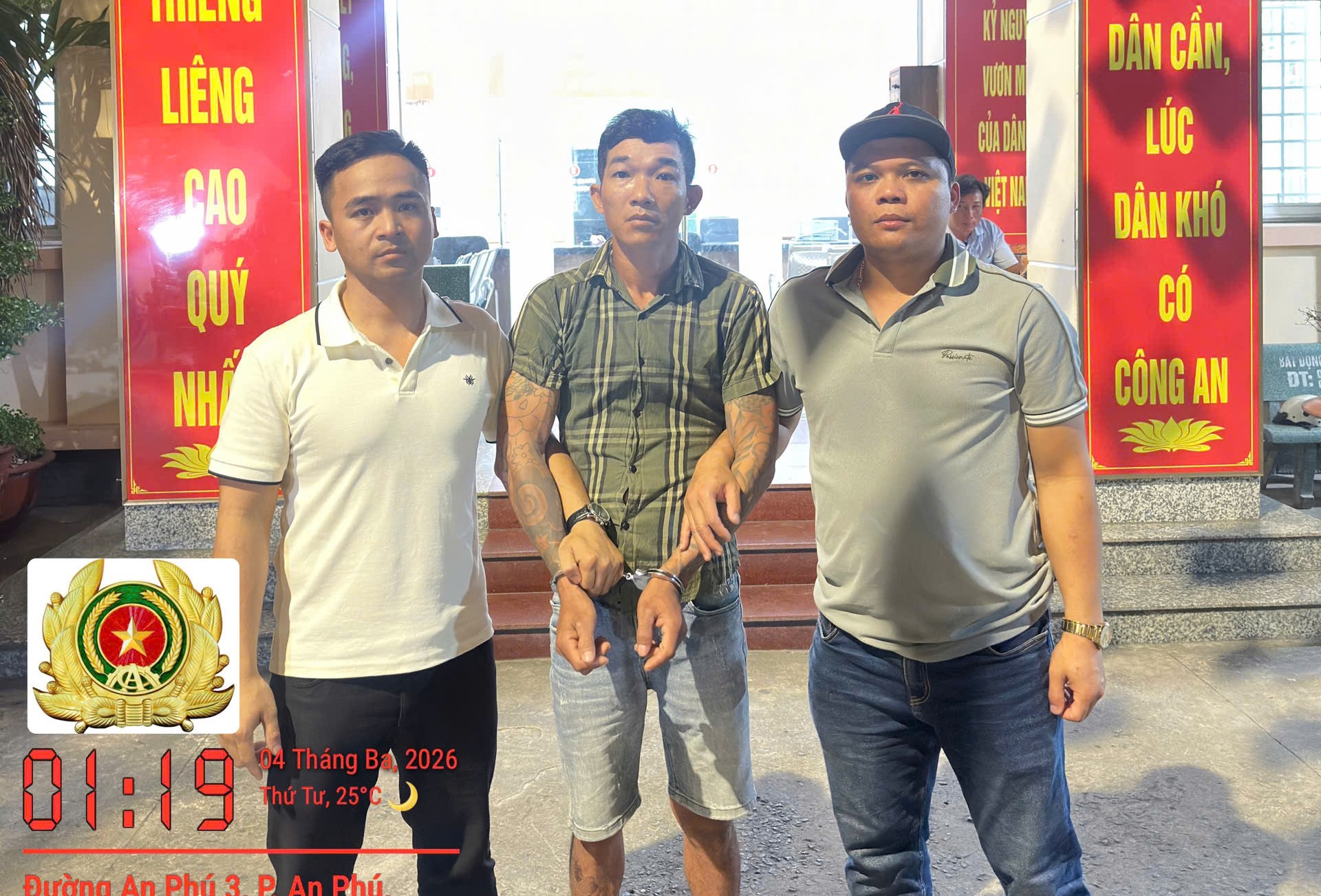 Công an xã Tiên Lãng bắt giữ đối tượng truy nã nguy hiểm tại TP. Hồ Chí Minh